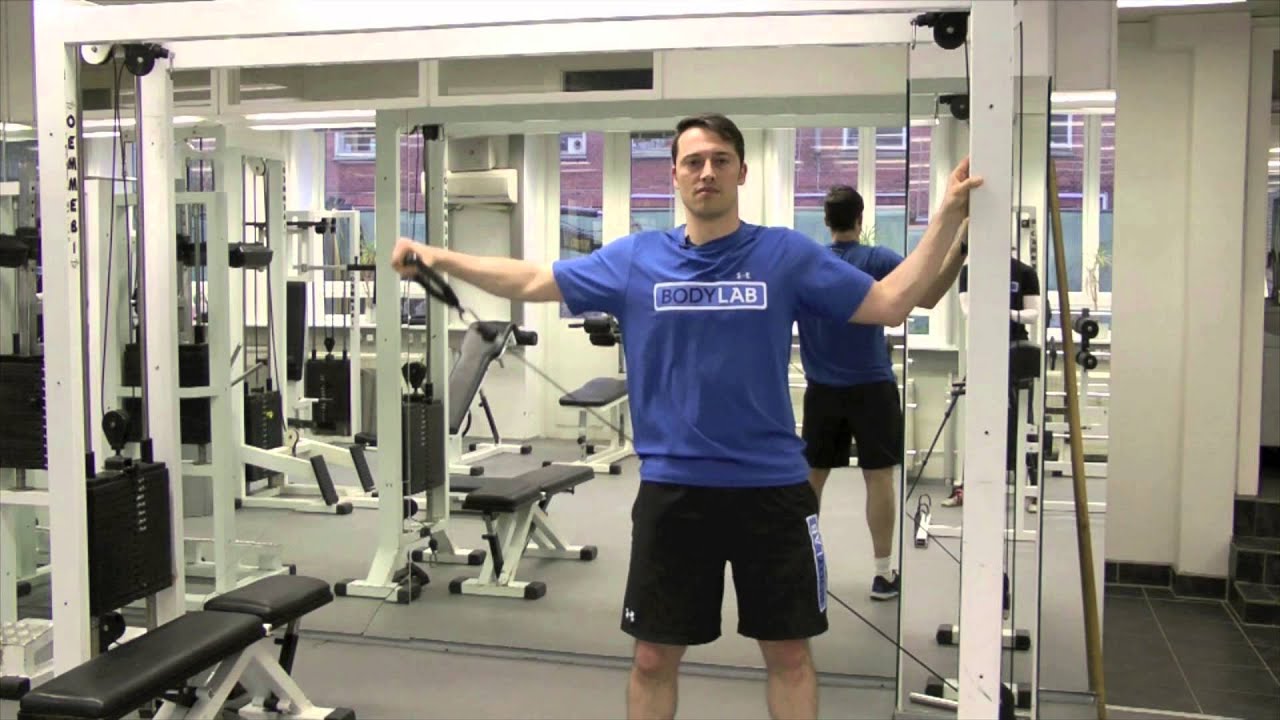 Bodylab øvelsesguide Cable side laterals YouTube