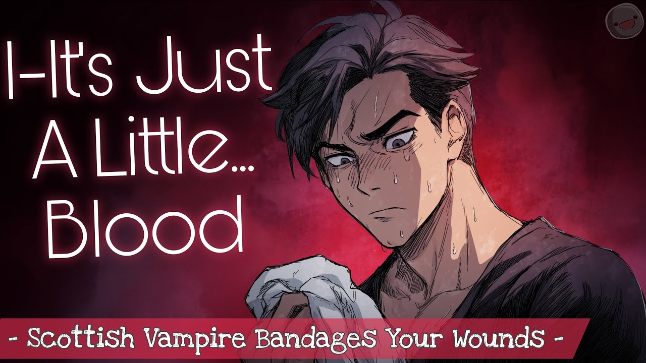 Vampire Boyfriend Tries To Behave While Bandaging Your Wounds! [Audio Roleplay] [M4A]