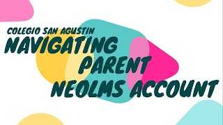 Navigating the NeoLMS using Parent Account