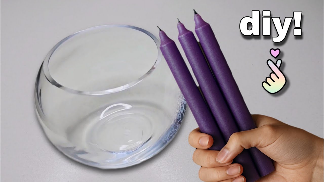 Glass Bowl and Candle! Look What I Made 👍🥰