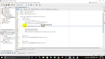 MouseMotionListener Java