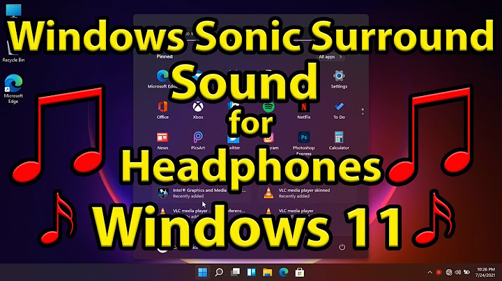 Windows Sonic for Headphones Windows 11
