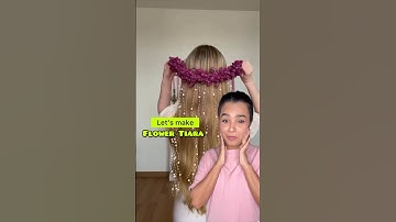 DIY Tiara 😱 #crafteraditi #diy #handmade #tiara #handmadetiara #hairaccessory @CrafterAditi