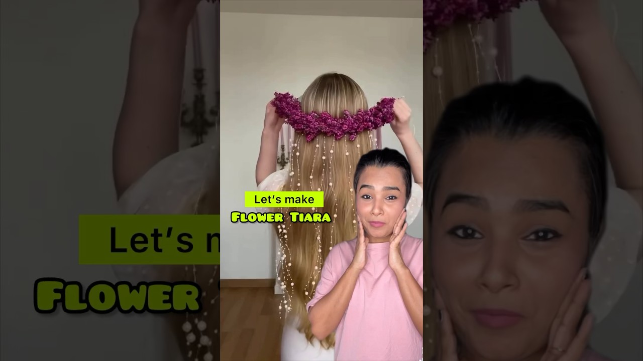 DIY Tiara 😱 #crafteraditi #diy #handmade #tiara #handmadetiara #hairaccessory @CrafterAditi