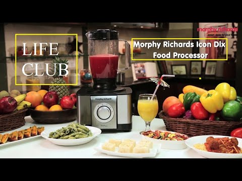मरफ रचरडस Morphy Richards Icon DLX Food Processor 1000 W Juicer Mixer Grinder-Review LIFE