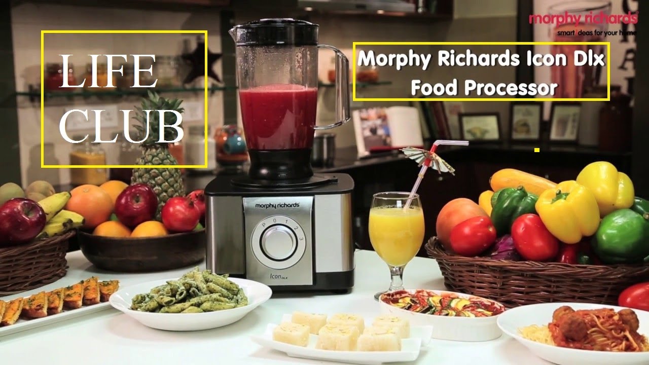 मोर्फी रिचर्ड्स | Morphy Richards Icon DLX Food Processor 1000 W Juicer Mixer Grinder-Review| LIFE