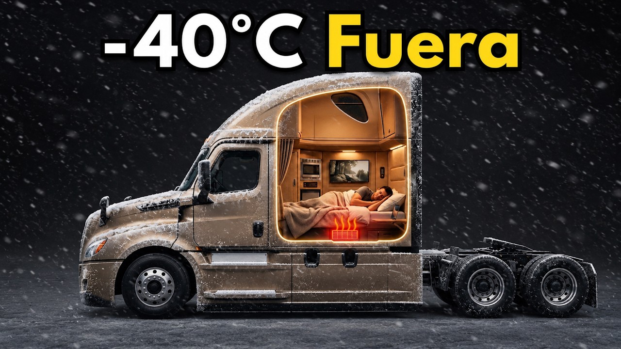 Cómo los Camioneros Sobreviven a Temperaturas de -40ºC