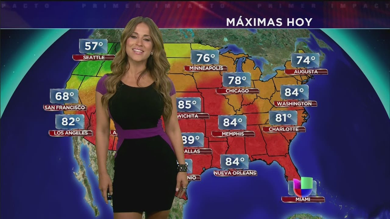 El tiempo con Jackie Guerrido 10/01/13 - Primer Impacto