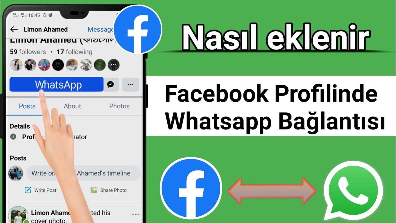 Facebook Profiline WhatsApp Bağlantısı Nasıl Eklenir (2023) ||
