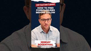 How to Find Foreclosures Before Zillow  #dmv #realestate