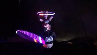 LED Hoop Tunnel : Sonic Bloom