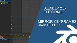 Blender 2.8: Graph Editor Mirror Keyframes