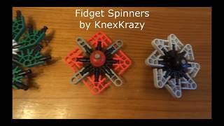 9 K'nex Fidget Spinners [KnexKrazy]