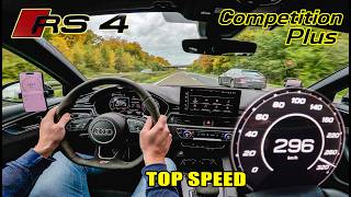 Audi RS4 B9 Competition PLUS is AWESOME on the AUTOBAHN 