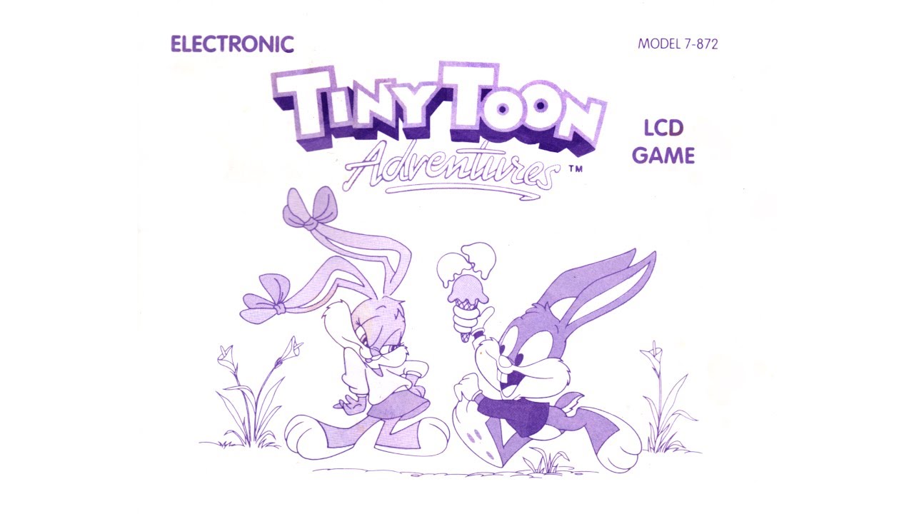 Jeu électronique Tiny Toon Adventures – Tiger 1990 (fonctionnel)