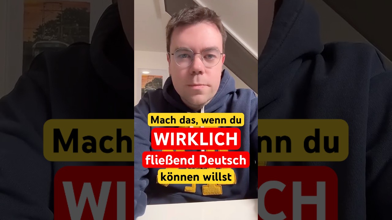 Warum du (noch) nicht fließend Deutsch sprichst