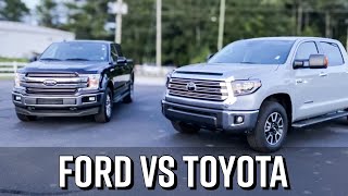 F150 vs Tundra | 2020 Ford F150 Lariat Compared with 2019 Toyota Tundra Limited