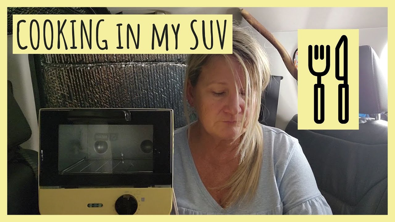 SUV Camper Cooking / MINI Toaster Oven / OntheRoad vanlife suvlife