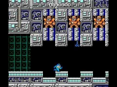 Mega Man 1 Dr Wily Stage 4 Buster Only No Damage 