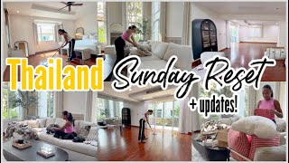 SUNDAY RESET ROUTINE IN THAILAND | HOME UPDATES & CLEANING MOTIVATION