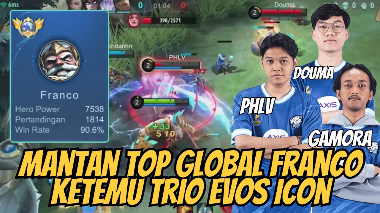 KETEMU EVOS MPL DOUMA,PHLV,GAMORA-Mobile Legends