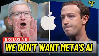 URGENT! APPLE REJECTS META AI ON IOS DUE TO PRIVACY CONCERNS