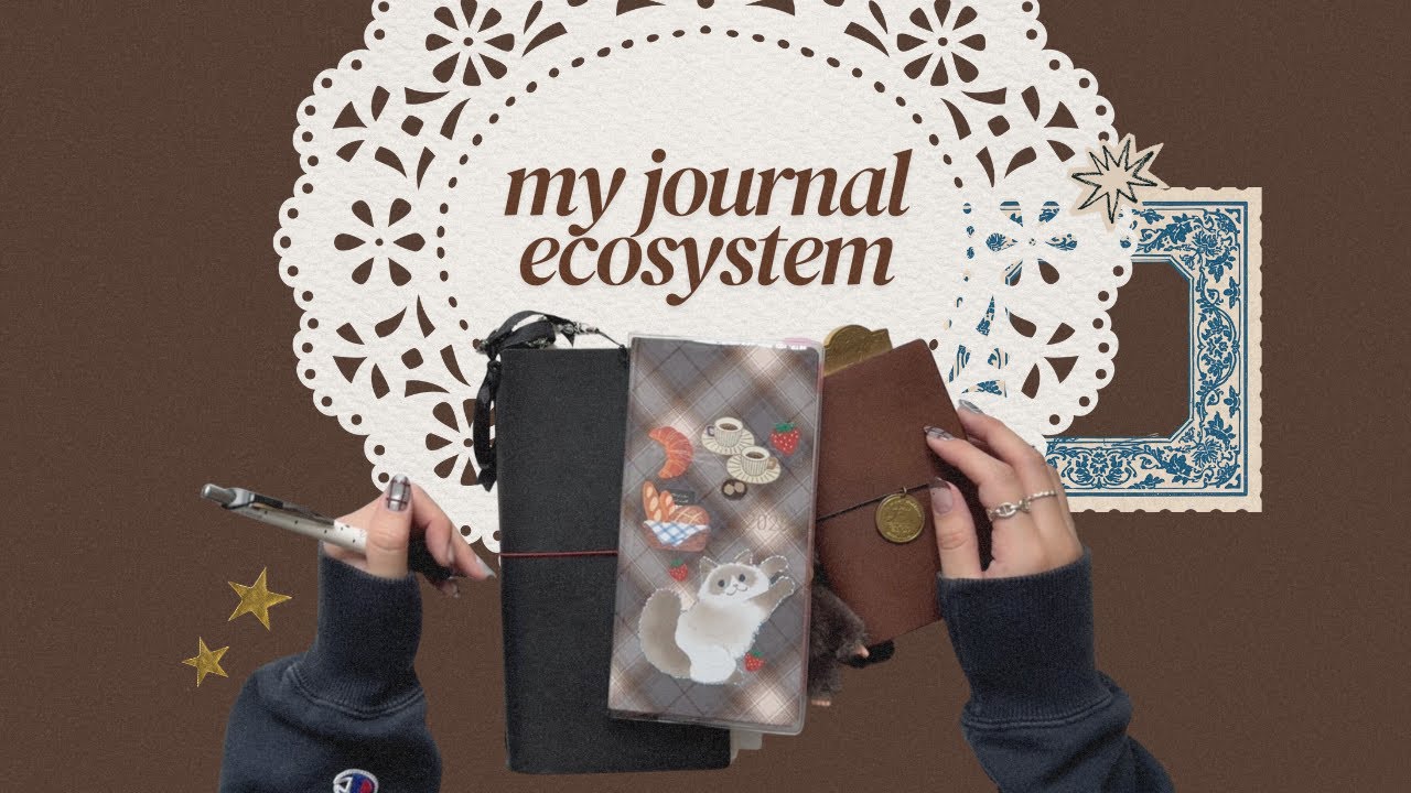 a love for analog ✿ 2026 journal stack | hobonichi weeks & traveler's notebooks