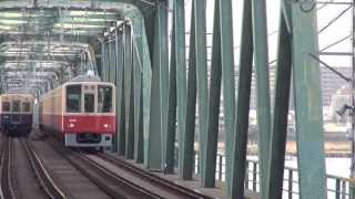 【阪神電鉄】8000系8249F%特急梅田行・センバツ副標＠淀川('13/03)