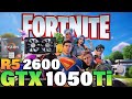 Fortnite Chapter 6 - Ryzen 5 3600 + GTX 1050 Ti - YouTube