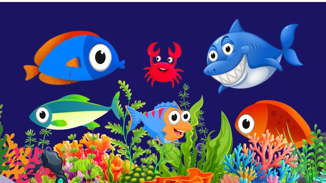 Bedtime Lullaby for Babies, Kids & Parents 😍 Animation🐟Fish lullaby🐟Calming Fishes 