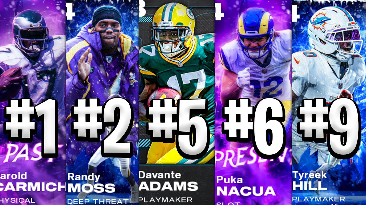 The Top 10 Wide Receivers in Madden 26!