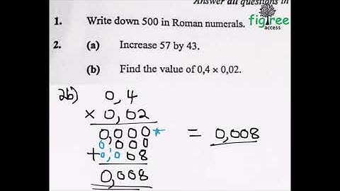 October 2015 Grade 7 Zimsec Mathematics Past Exam Paper