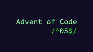 Advent of Code 2020 - Day 5