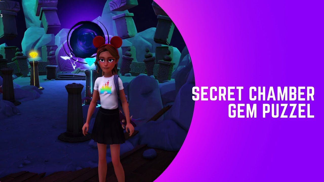 Secret chamber Gem puzzle Disney Dreamlight Valley YouTube
