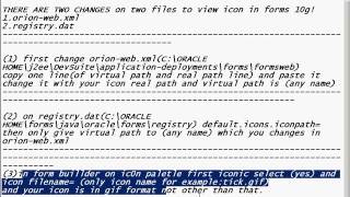 Oracle Expert Solution ;Add icon on button in oracle forms 10g of your choice!