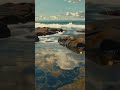 Sunlit tide pools 🐚 #Shorts