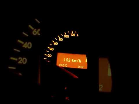 Amazing MERCEDES C240 TOP SPEED & Acceleration sounds on Autobahn 235km/h [NO SPEED LIMIT]