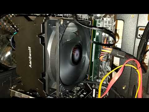 Кулер для процессора AARDWOLF PROXIMA 565 [AP-565-120] - демонстрация работы