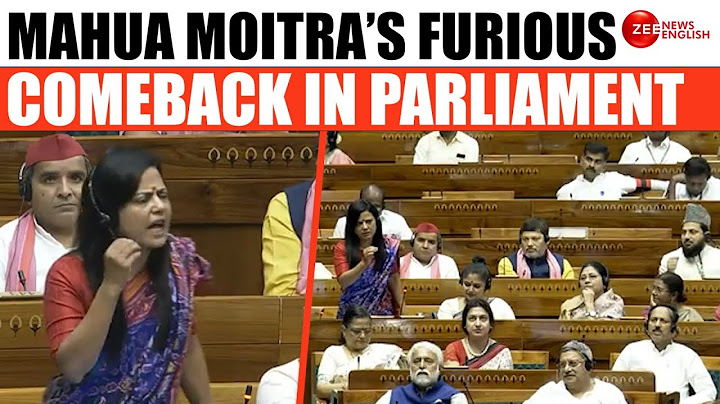 Parliament Session | TMC’s Mahua Moitra Makes Furious Comeback In Parliament | Watch Full Speech