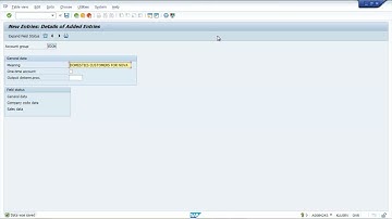 Student Practice Session| Creating Customer Account Group| Number Range| Assign Range to Group
