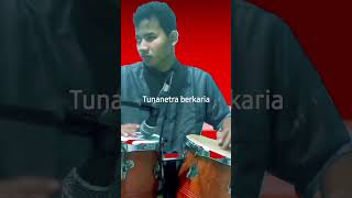 dangdut Qasidah :Damailah Palestina: cover gendang ketipung, bersama Cak Azhar di studio cover musik