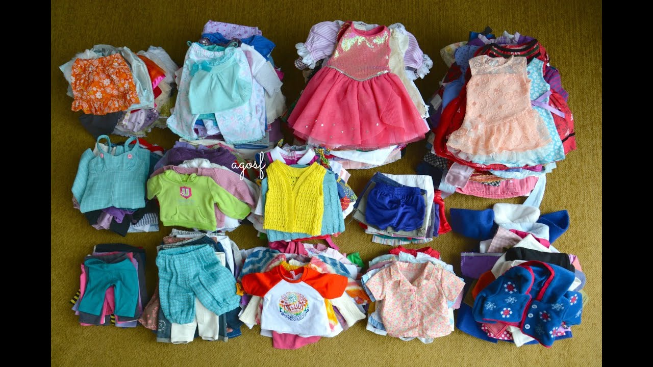 All my American Girl Doll Outfits! HD WATCH IN HD! - YouTube