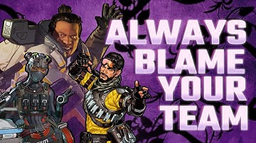 Always Blame the Team for your Failures - Apex Legends PS5
