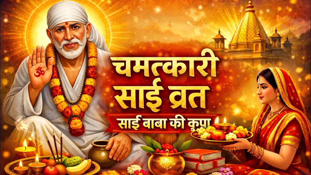 साईं बाबा जी व्रत कथा जिसे श्रद्धा और भक्ति से परिपूर्ण तैयार किया गया है। 