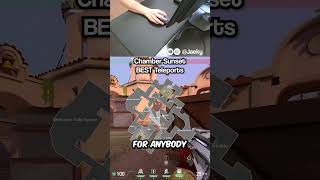 Chamber Sunset Defense Teleports (Valorant Tips)