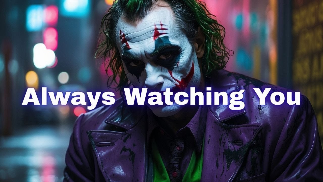 24/7 Surveillance They Still Can't Predict Your Next Move Joker Speech Dark Motivation