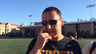 2015 USC Spring Practice #8 - Steve Sarkisian Presser