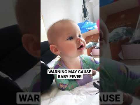 Our 4 Month Old Can Talk Shorts 