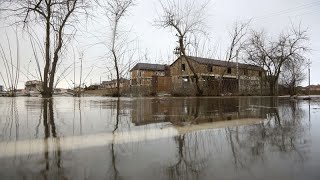 Снегопад и шторм в Украине