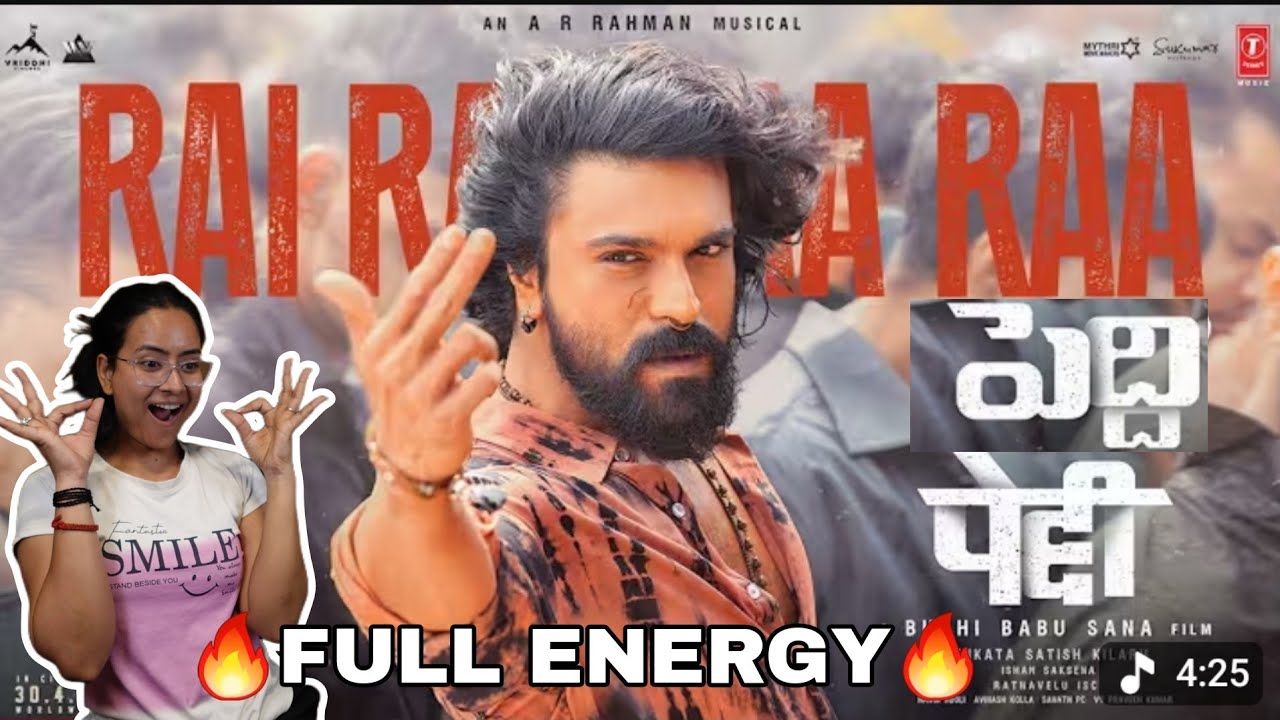 Rai Rai Raa Raa Song Reaction | Peddi | Ram Charan | Sadhana Reaction